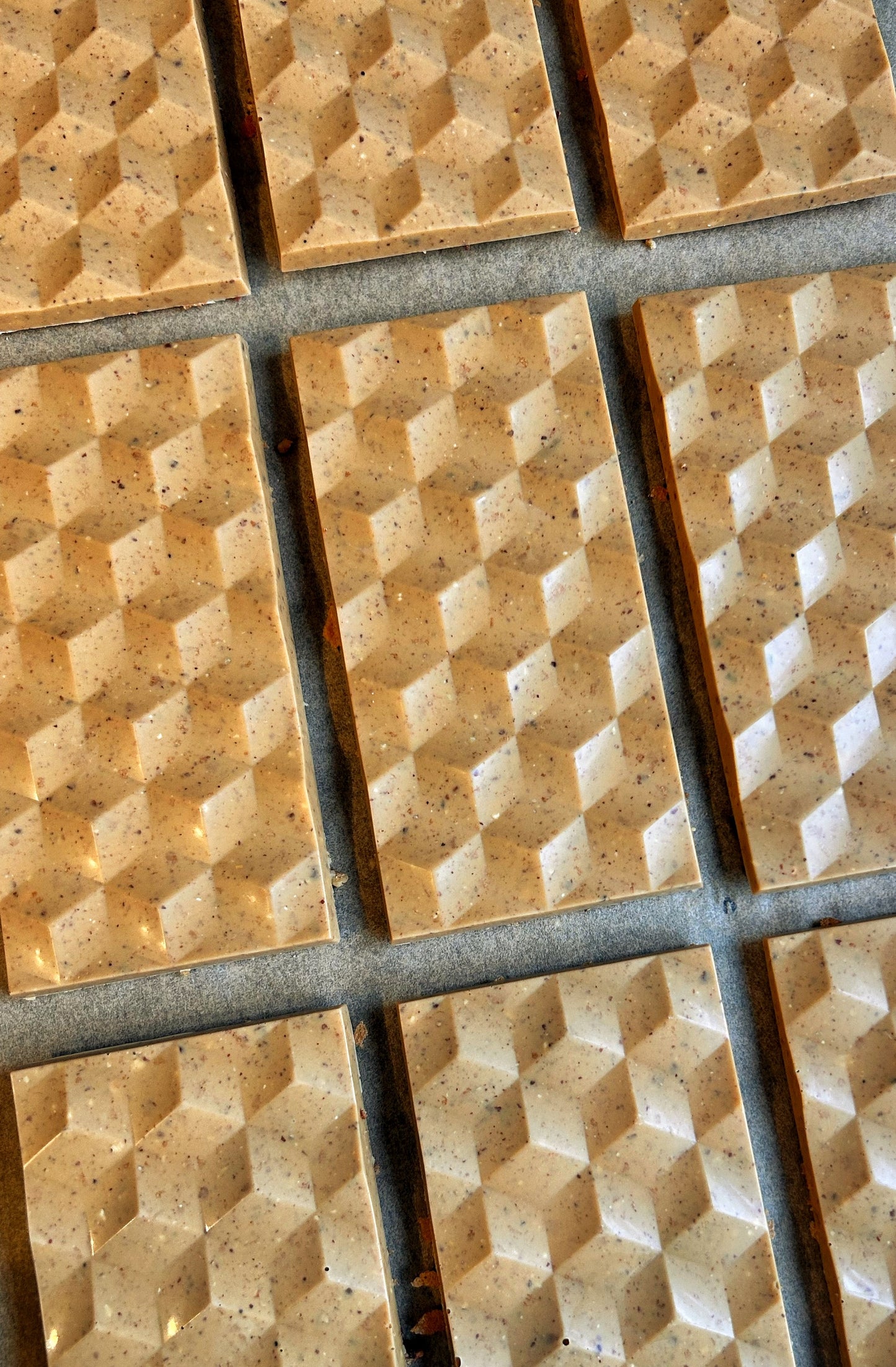 Smoked Pecan, Maple Syrup Caramelised White Chocolate Bar