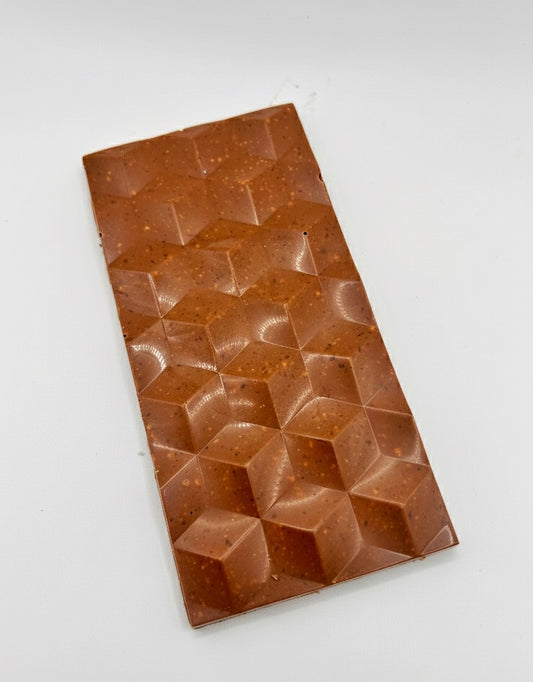Caramelised Hazelnut and Feuilletine Milk Chocolate Bar